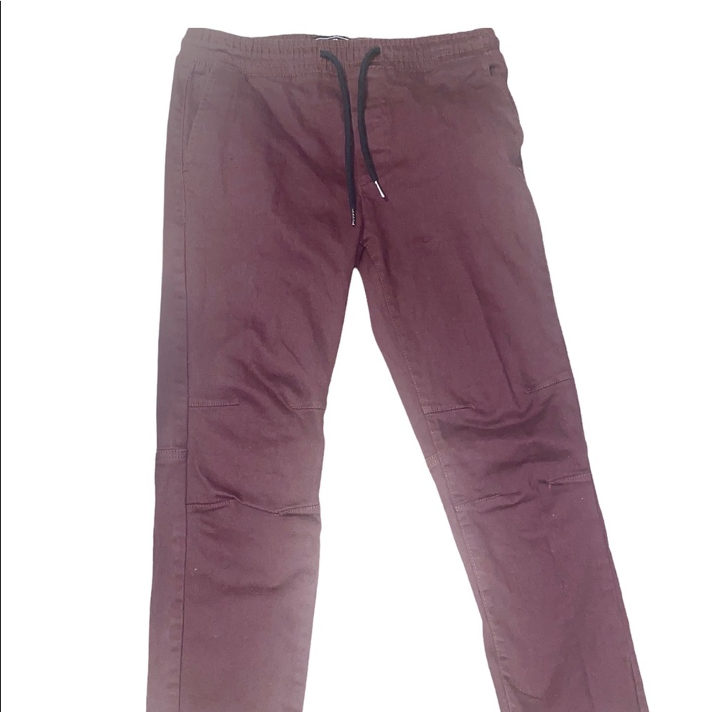 Burgundy Joggers